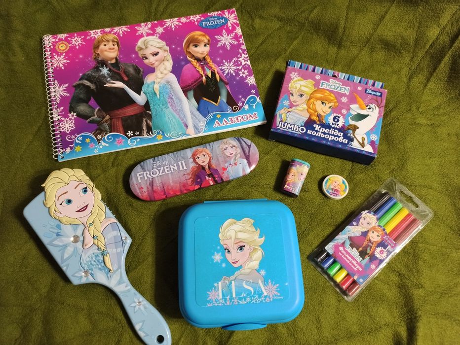 Набор канцелярия Холодное сердце фломастеры пинал