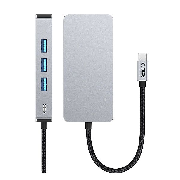 Tech-Protect Hb05 Hub Adapter 9In1 Type-C + Usb2.0 + Usb3.0 + Hdmi 4K