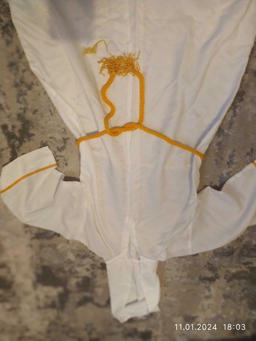 Alba komunijna dla chłopca z kapturem 152/158 cm Komunia