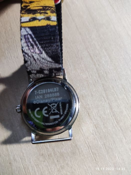 Zegarek dziecięcy Auta Pixar oryginal