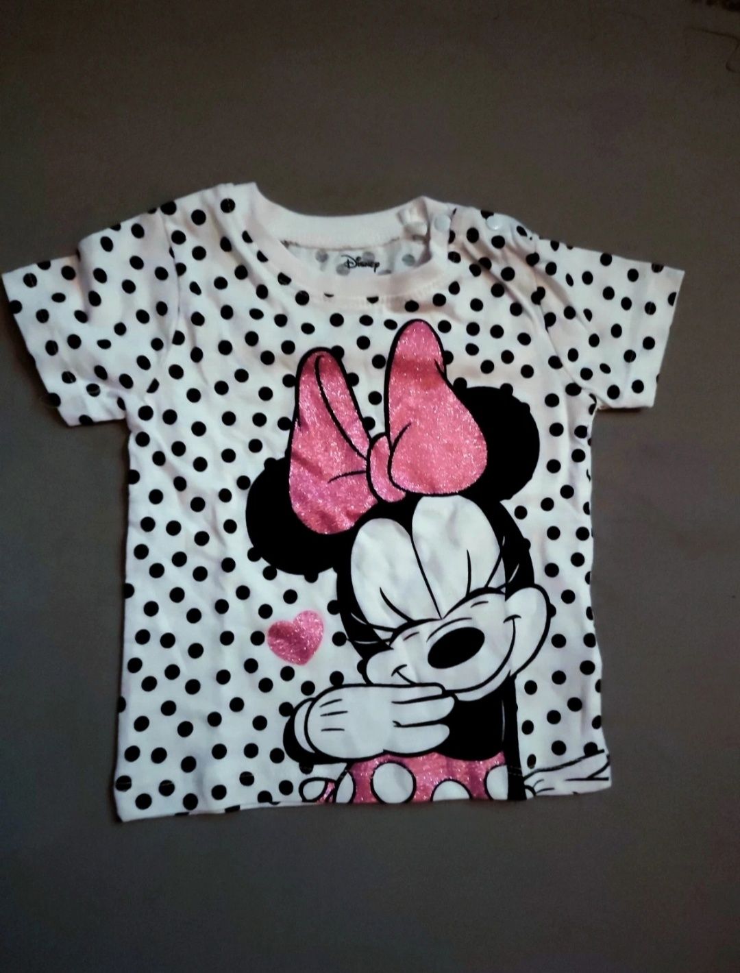 T-shirt myszka Miki dla dziewczynki niemowlęce