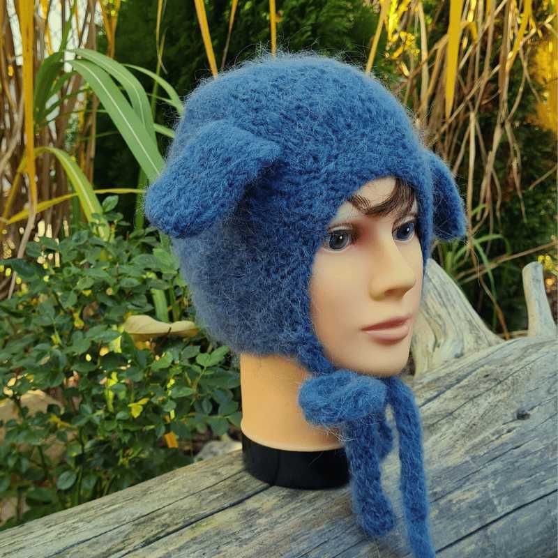 Czapka Piesek Jeans 56/58 alpaka/merynos