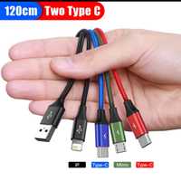 Kabel 4w1 baseus usb C mikro iphon redmi samsung LG nokia motorola