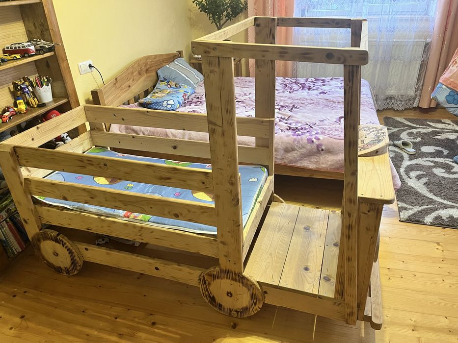 Ліжко дитяче машинка