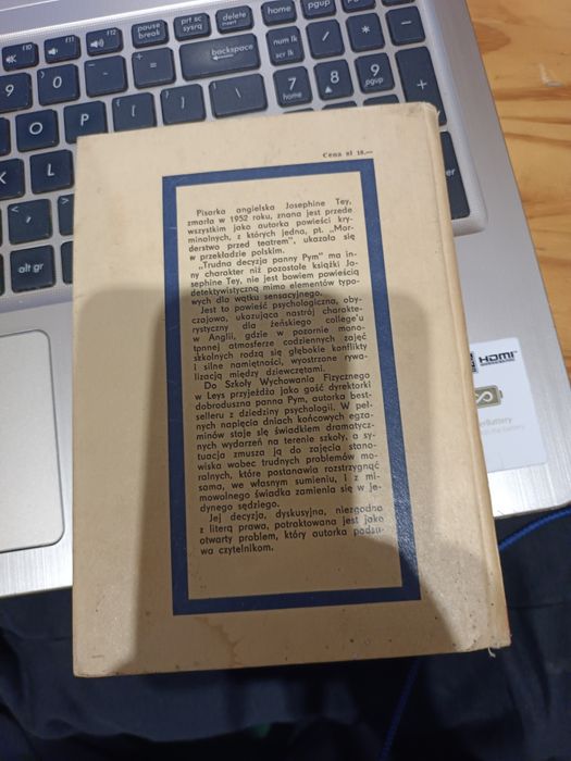 Trudna Decyzja Panny Pym - Josephine Tey