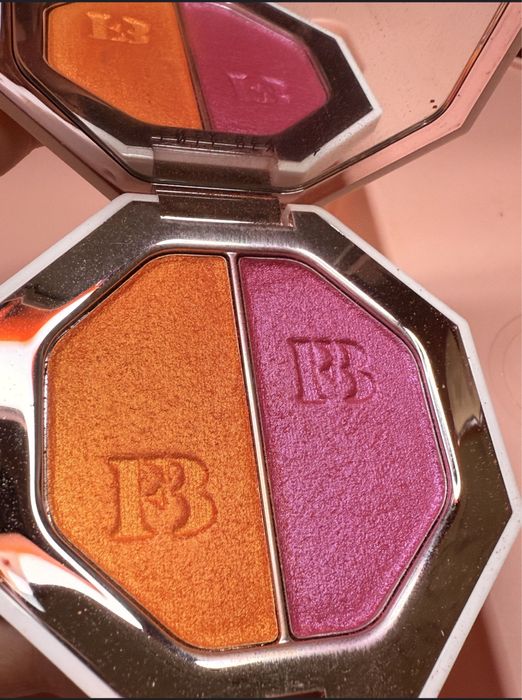 Лот косметики fenty beauty помада, тіні,туш, lamel maybelline tfti lcf