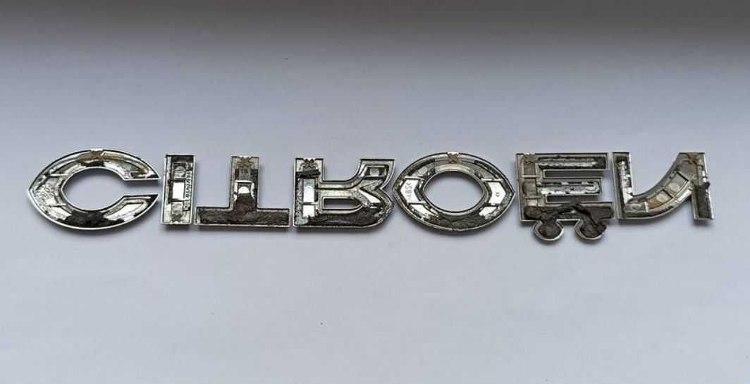 Napis emblemat Citroen C3 02-09