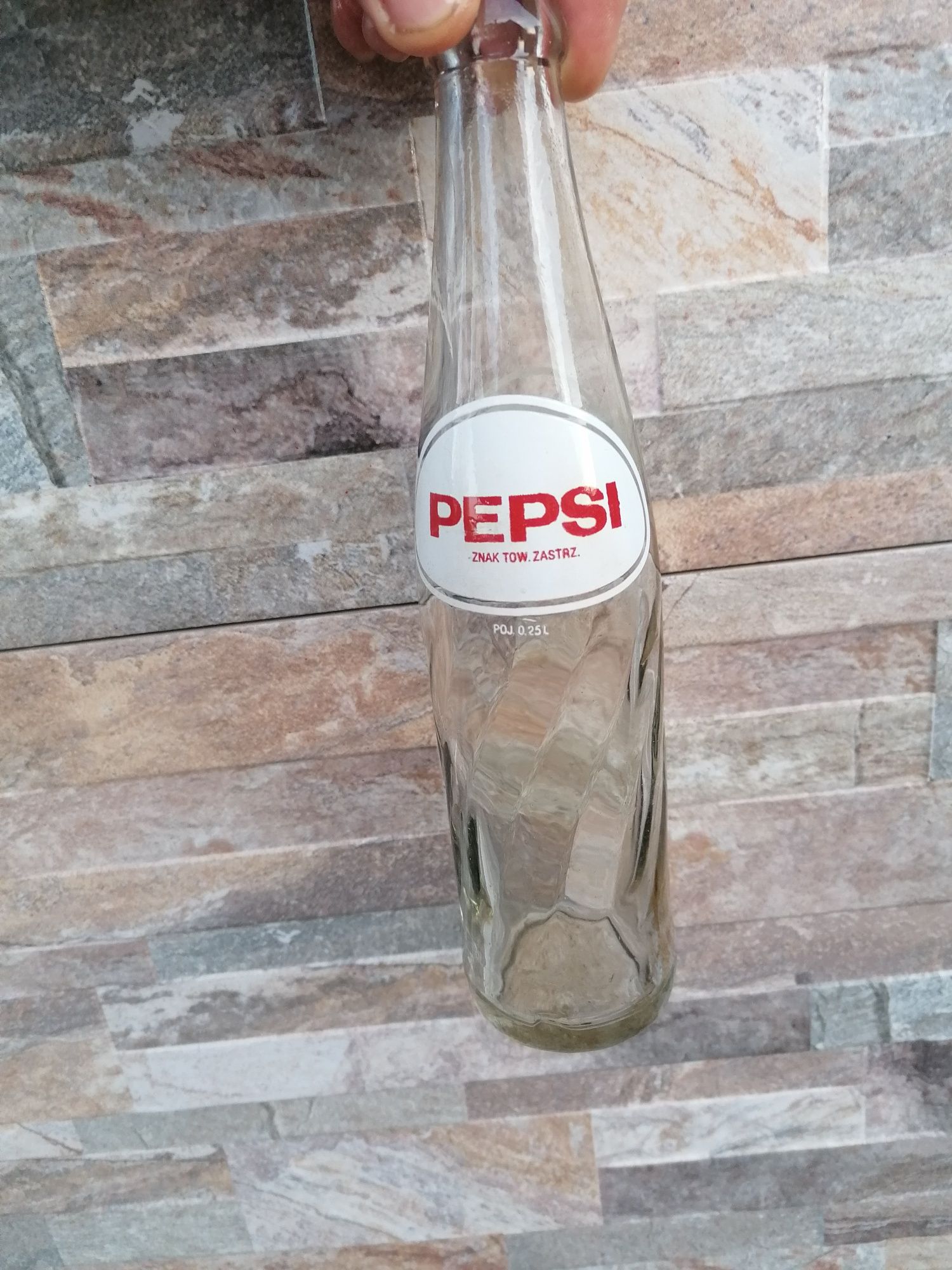 Butelka szklana PEPSI Prl kolekcjonerska