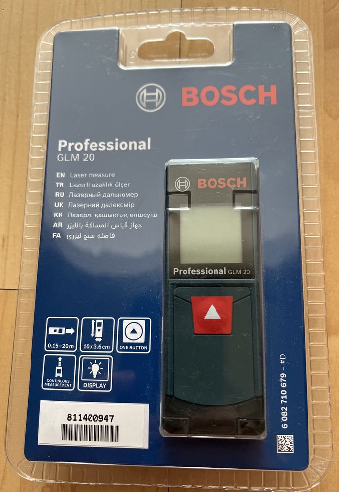 Лазерный дальномер BOSCH GLM20 Professional 0601072E00
