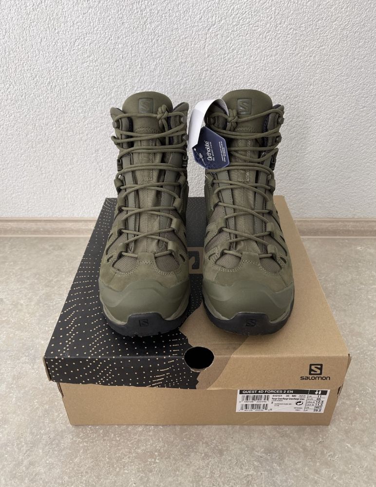 Берцы salomon ботинки forces 2 quest 4d gore-tex олива новые хаки