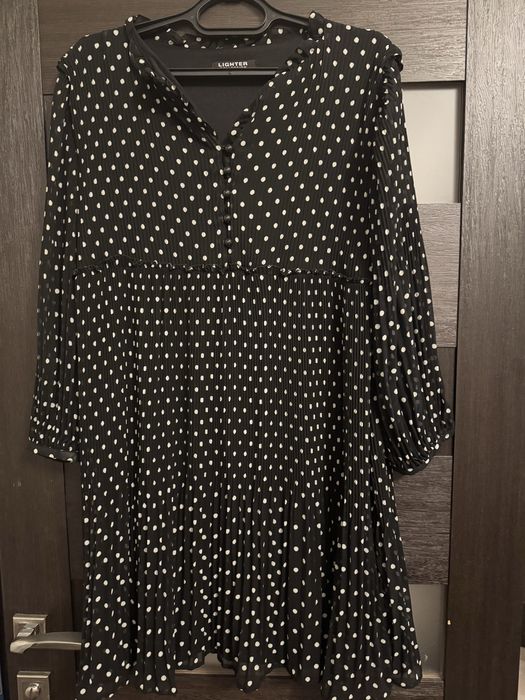 Плаття в горох з підкладом
