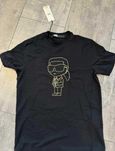 Koszulka karl lagerfeld t-shirt nowa roz. L czarna