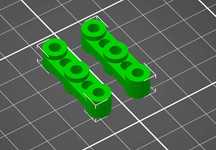 Wydruk części: Meccano 260c compatible strip