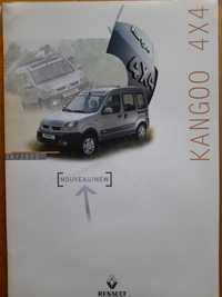 RENAULT Kangoo 4x4 zestaw prasowy/ presskit rok 2003 UNIKAT