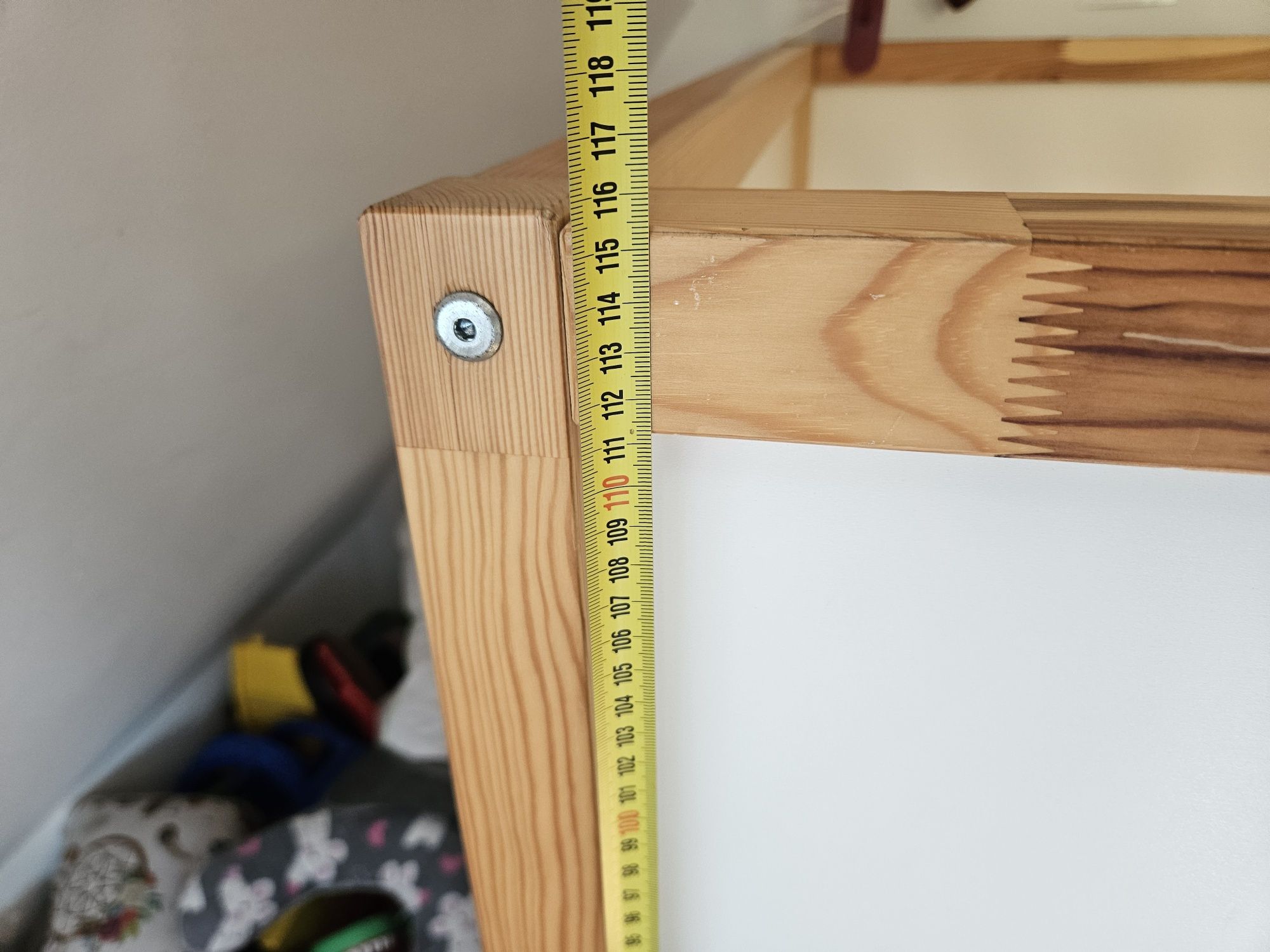 Ulepszone Łóżko piętrowe niskie 116 cm Ikea pod skos