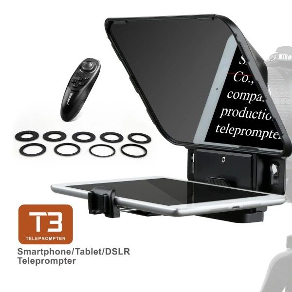 Компактний телесуфлер Desview T3 Telepromter Bestview, телефон планшет