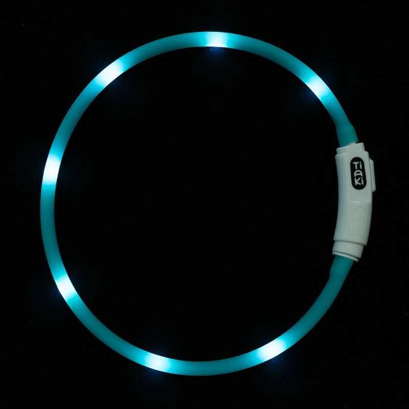 TIAKI USB-LED świecąca obroża dla psa Spark szczeniak , mały pies
