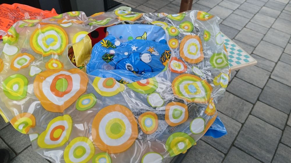 Plywaczki 4 komplety dla dzieci do pływania