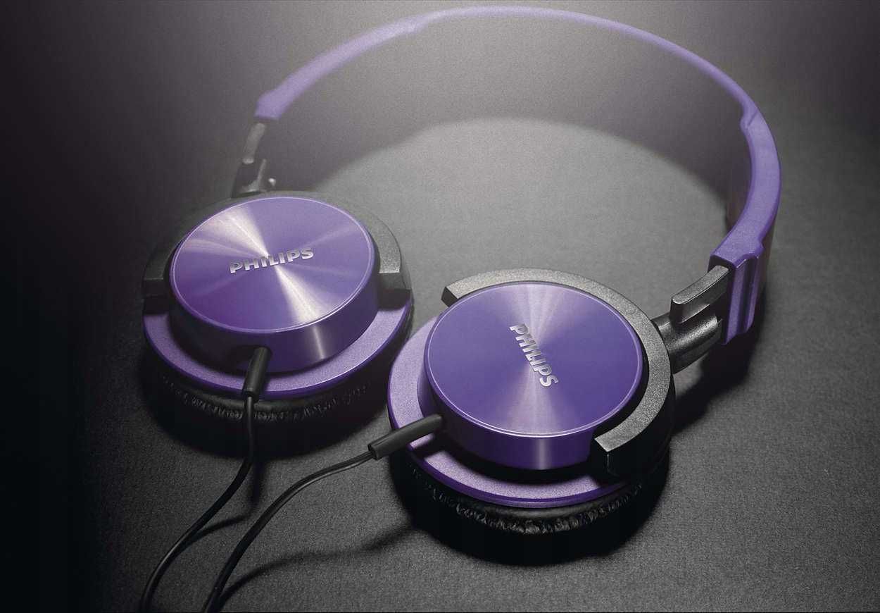 Słuchawki przewodowe  nauszne Grundig i philips