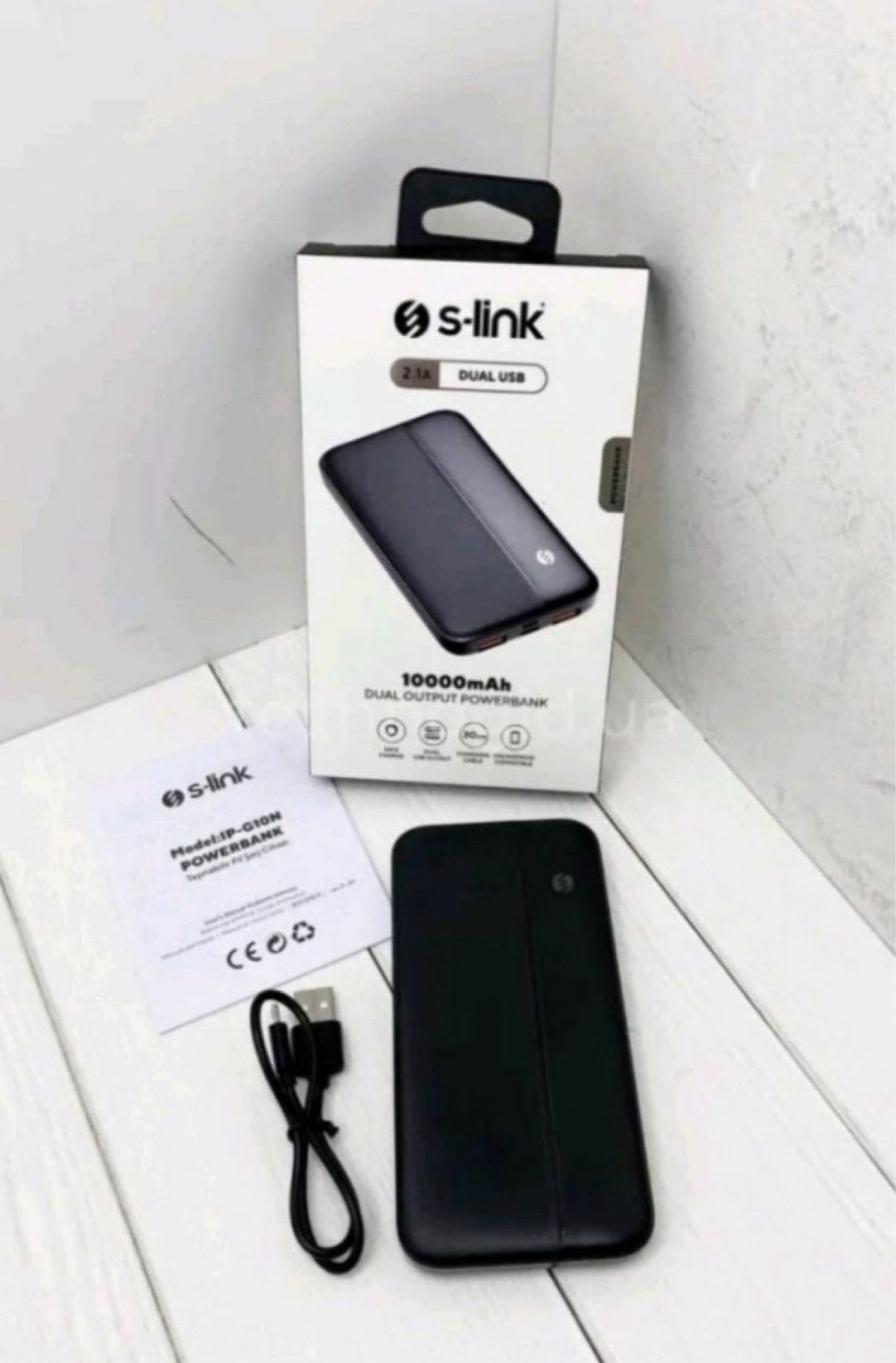 Потужний Power Bank S-Link  10000 mAh. Оригинал