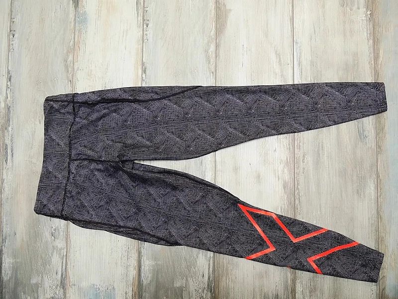 2xu Mid rise Print Compression Legginsy Kompresyjne spodnie Run S