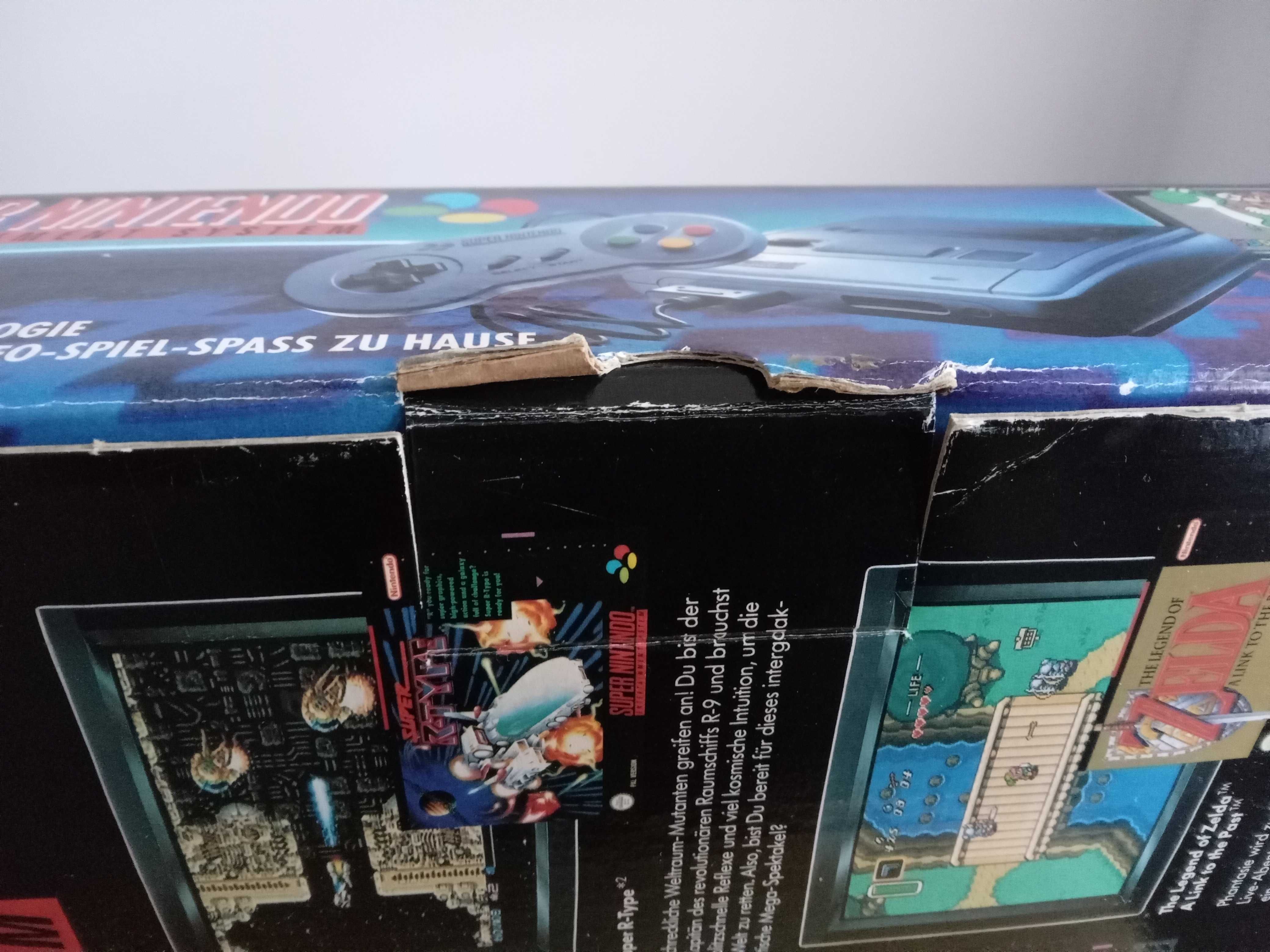 Oryginalne Pudełko do konsoli Super Nintendo SNES
