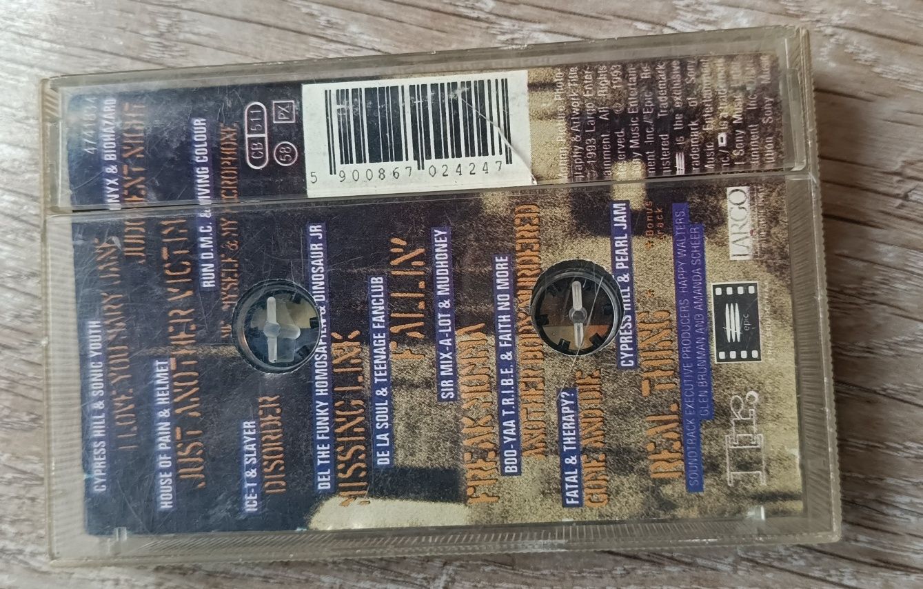Kaseta magnetofonowa Soundtrack Judgment Night Music from the motion