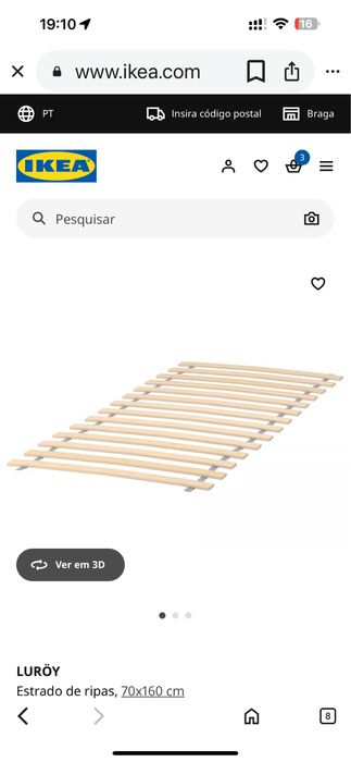Cama crianca IKea como nova