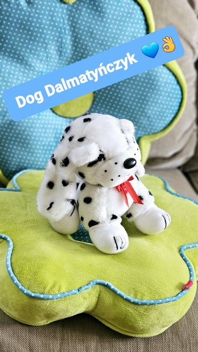 Dog Dalmatyńczyk piesek Przytulanka Pluszak Zabawka toys