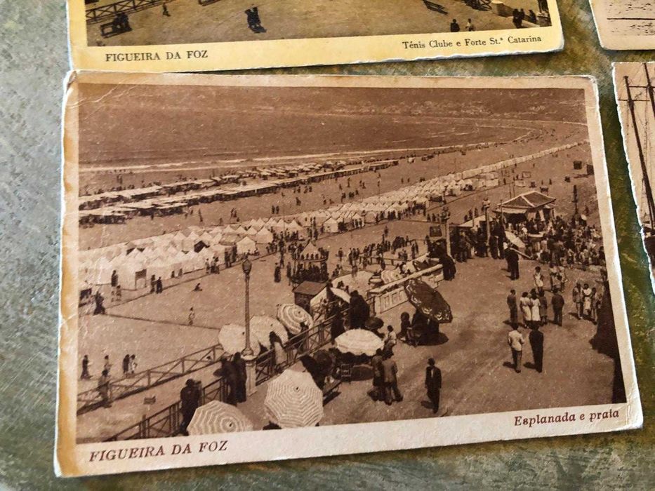 Postais antigos da Figueira da foz, preço por postal, 4 euros