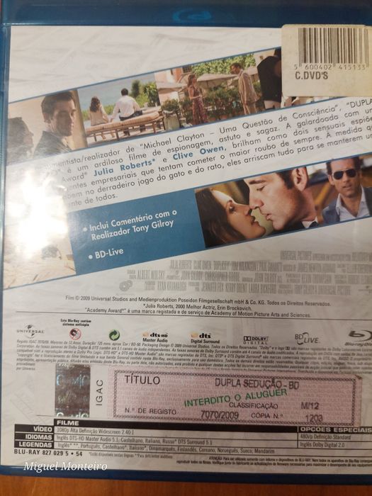 Blu Ray Dupla Sedução