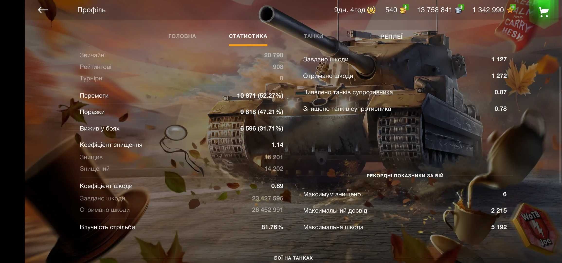Продам аккаунт wot blitz
