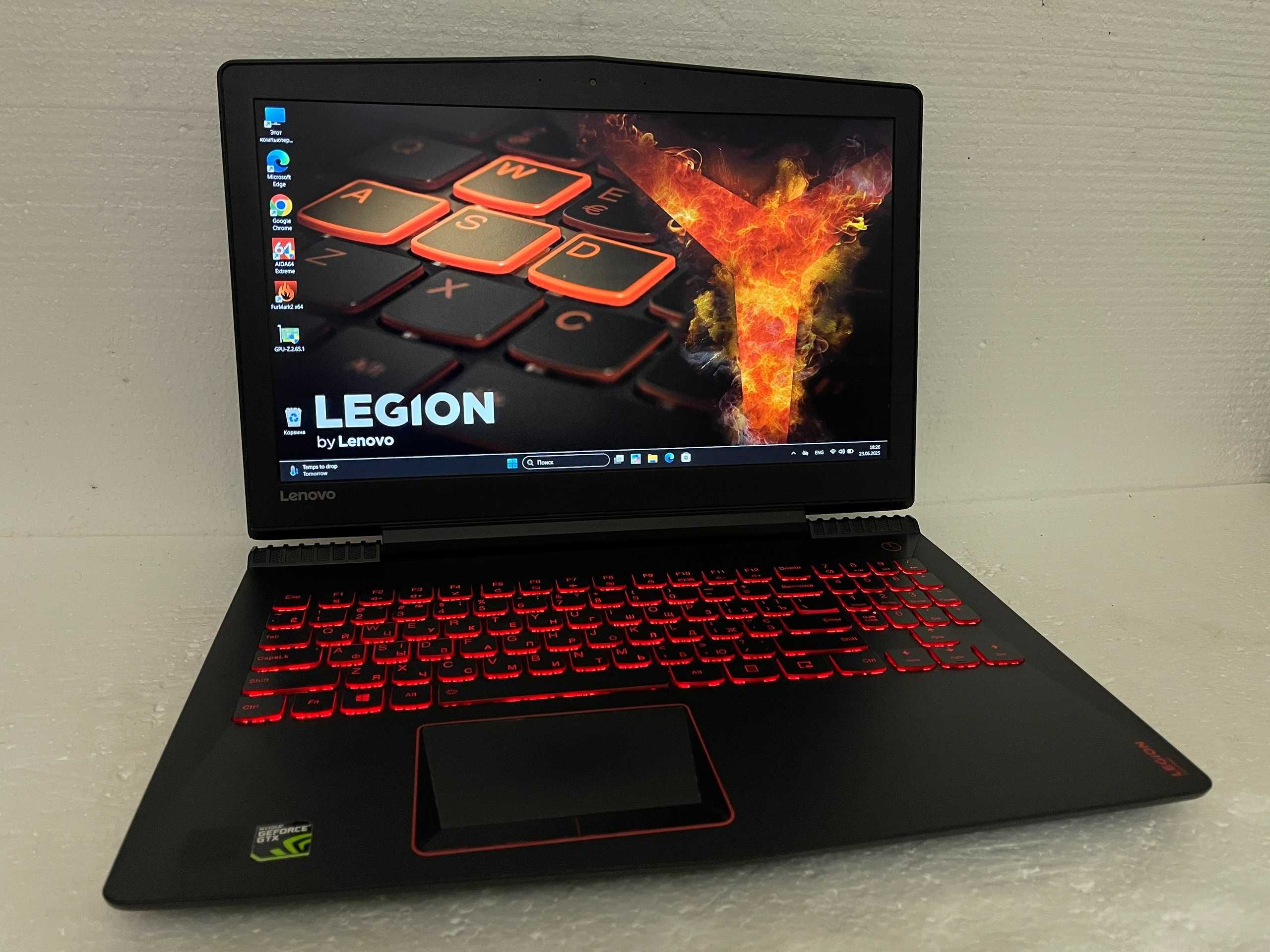 Игровой "Legion" Y520 + (Core i7 7700HQ) + 16 RAM + GTX 1050Ti  (4 ГБ)