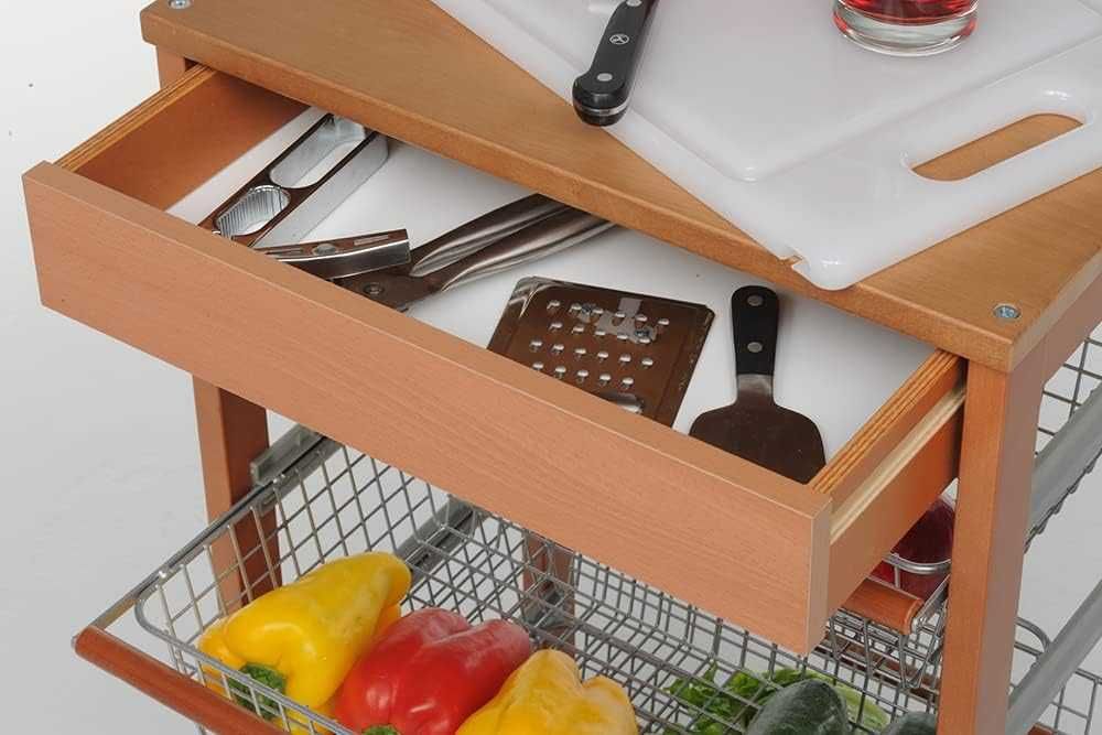 Кухонний візок полиця Foppapedretti ilverduriere cart food Noce