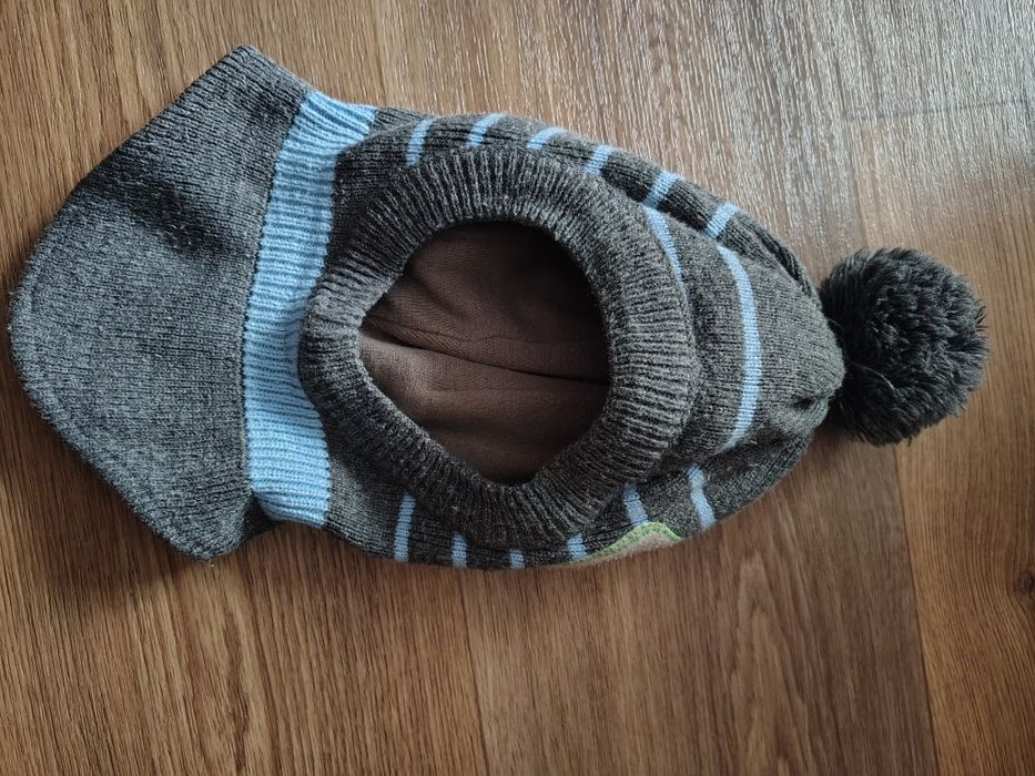 Шапка шлем зимова на хлопчика