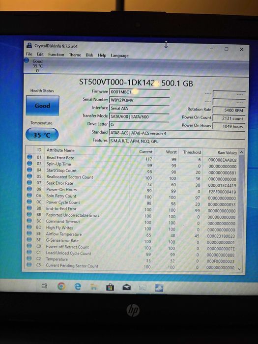 HP AMD A9-9420 8GB RAM 500 HDD R5 15.6" Windows 10 64-Bit 15-bw021np