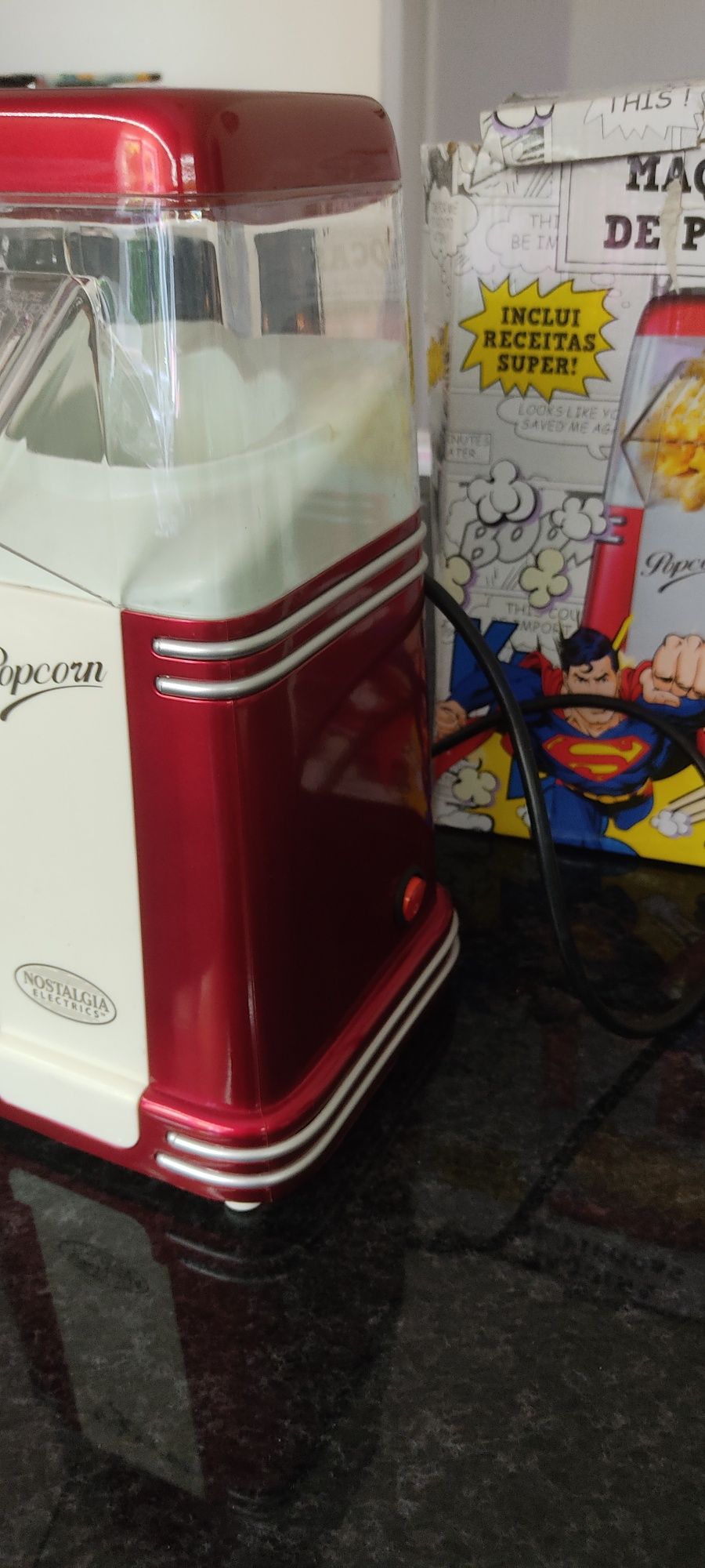 Máquina para fazer pipocas