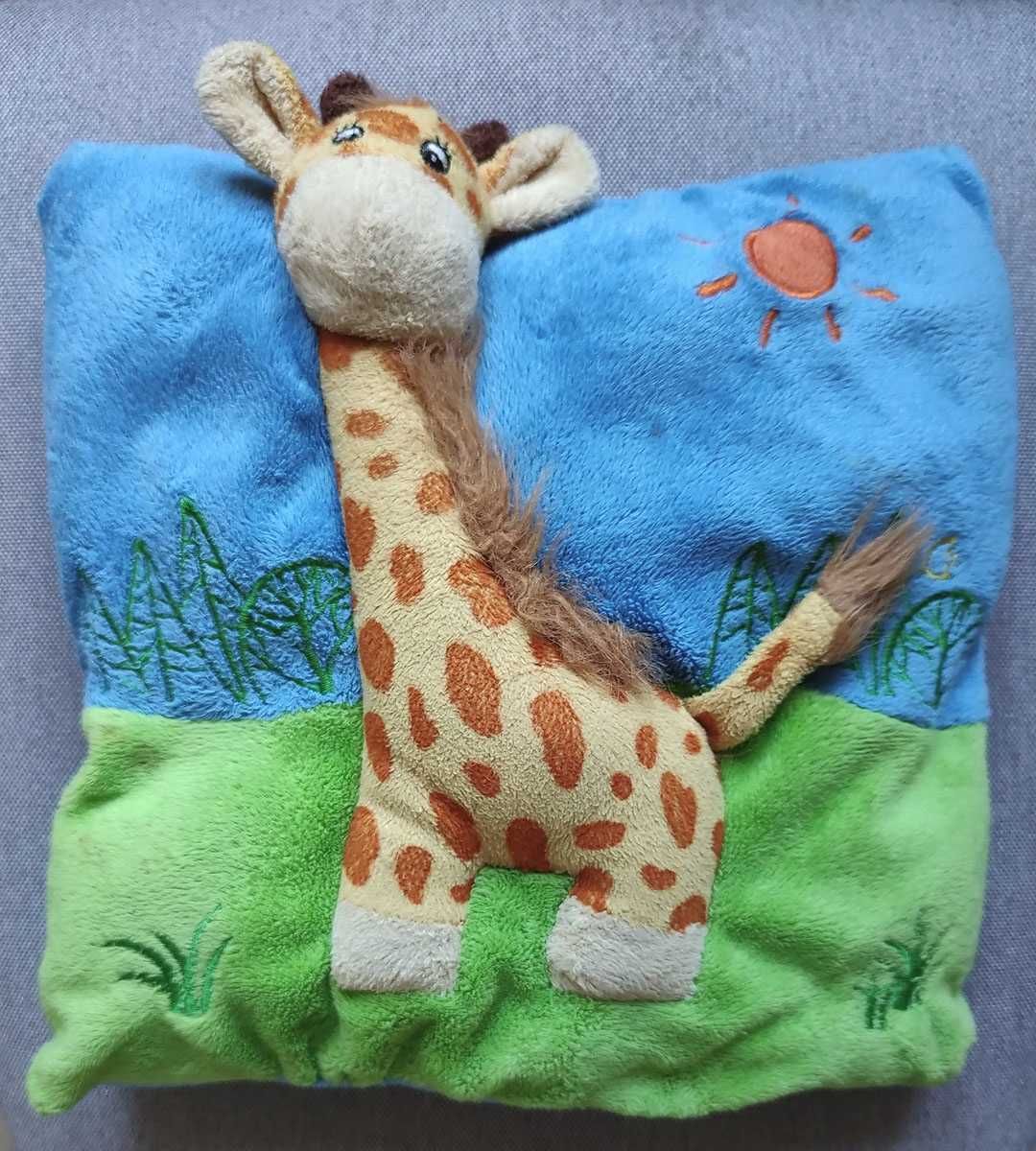 Poduszka przytulanka z żyrafą