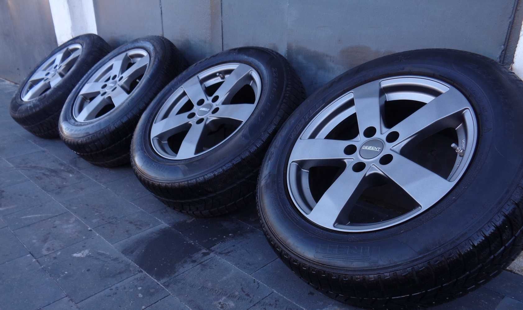Alufelgi 17 DEZENT TD 5x114,3 Toyota Lexus Hyundai Kia Nissan, opony