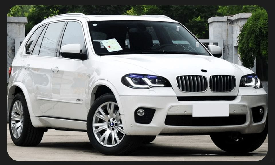 Lampy przednie LED do BMW X5 E70 od 2007 - 2013 DRL HID