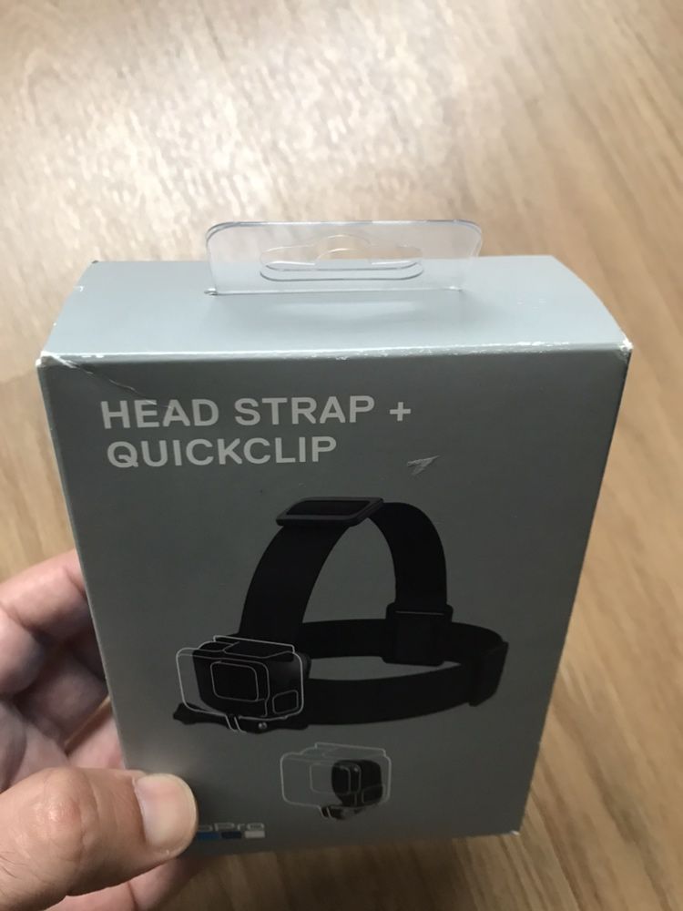 GoPro Correia para cabeça + QuickClip NOVA