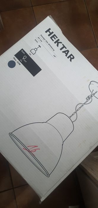 Lampa ikea HEKTAR, wisząca, 47 cm. NOWA