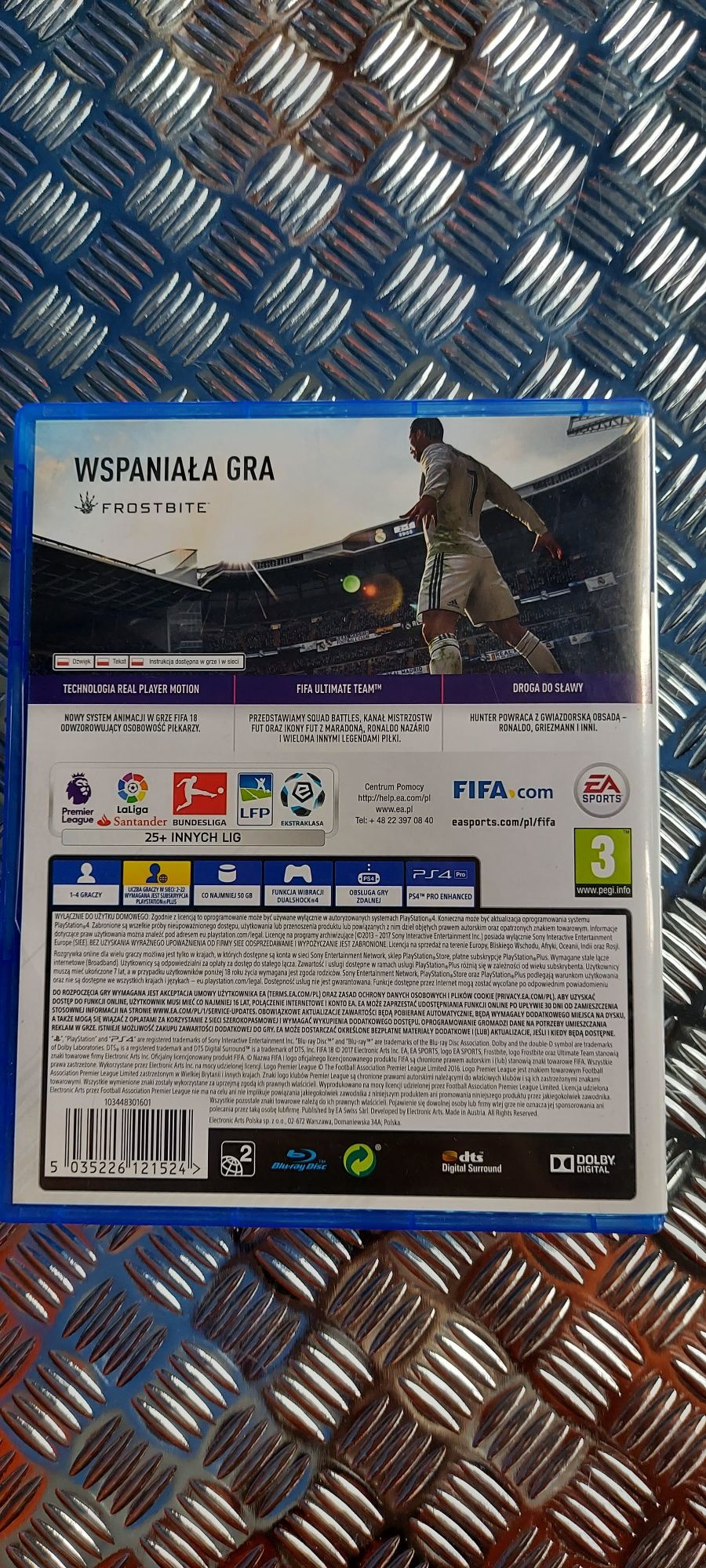 Gra Fifa 18 na konsole ps4