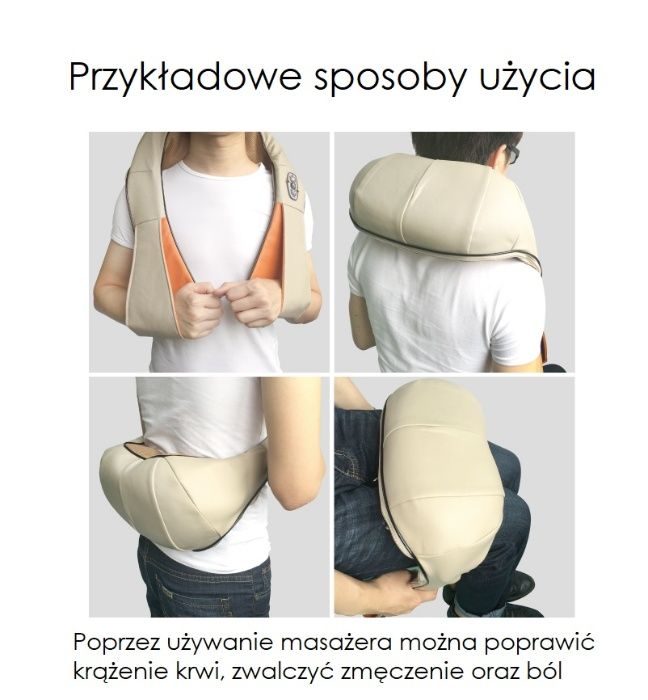 SHIATSU Masażer Karku Pas Masujący