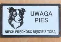 Uwaga zły pies tabliczki ostrzegawcze