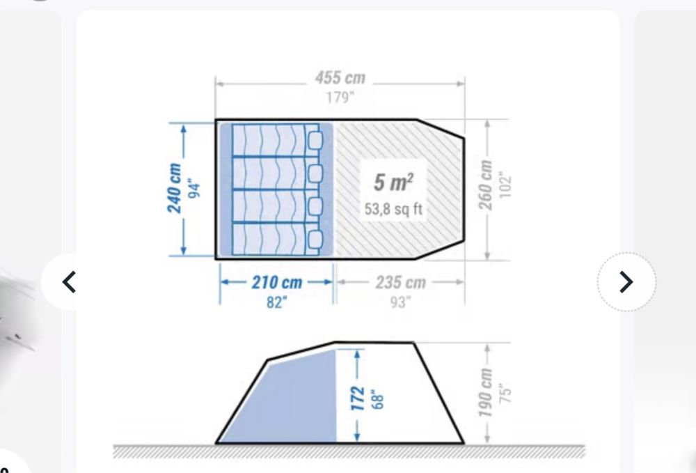 Tenda Campismo Arpenaz Family