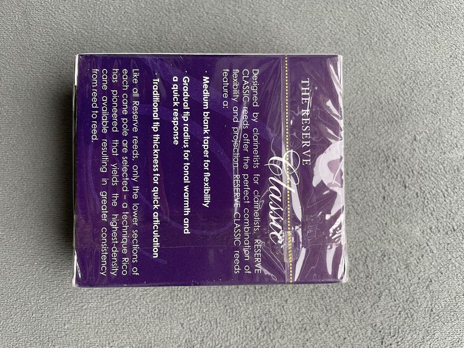 Stroiki do klarnetu Rico Reseve Classic nr 3,5+ nowe!