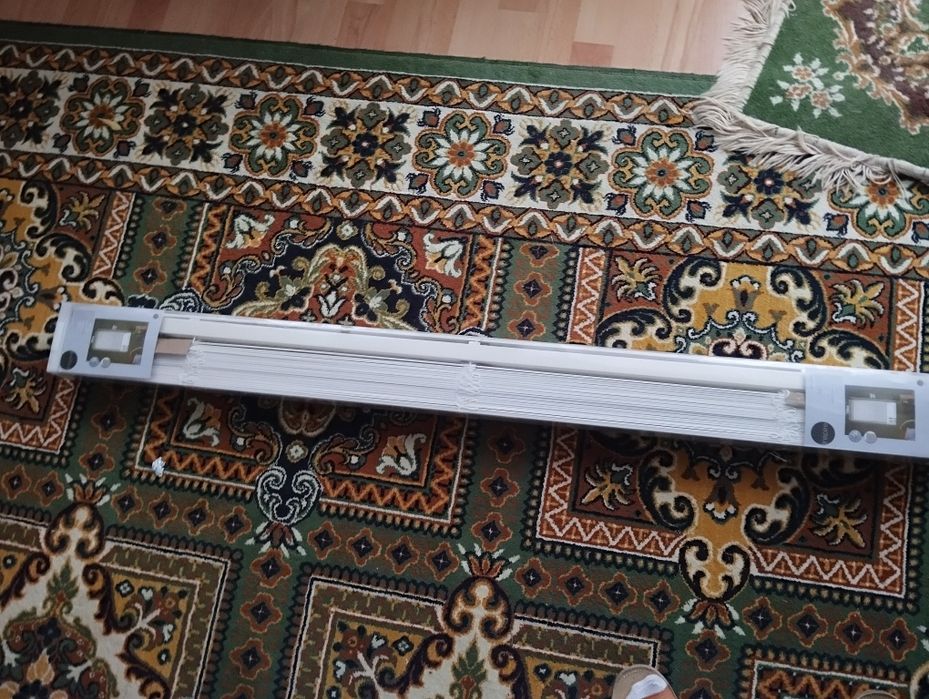 Żaluzje białe drewniane 120cm x 150cm Nowe