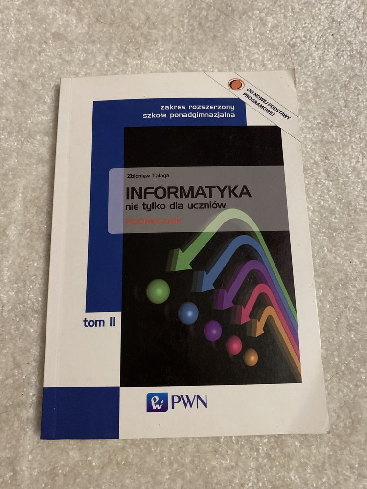 Informatyka nie tylko dla uczniów zakres rozszerzony