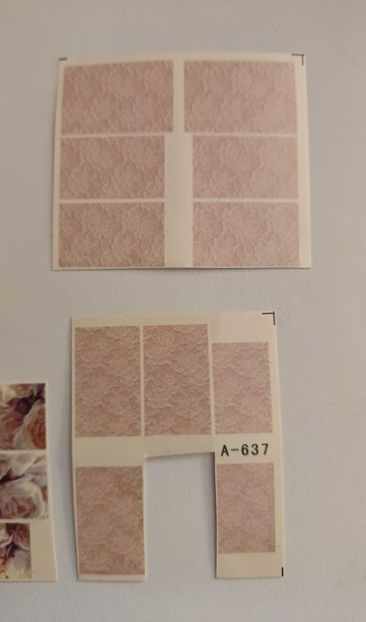 Zestaw wodnych naklejek na paznokcie zdobienia motyw kwiatowy